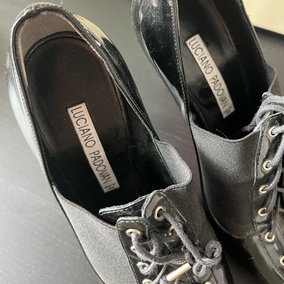 Lace Up Peep Toe Heels - Picture 6 of 6